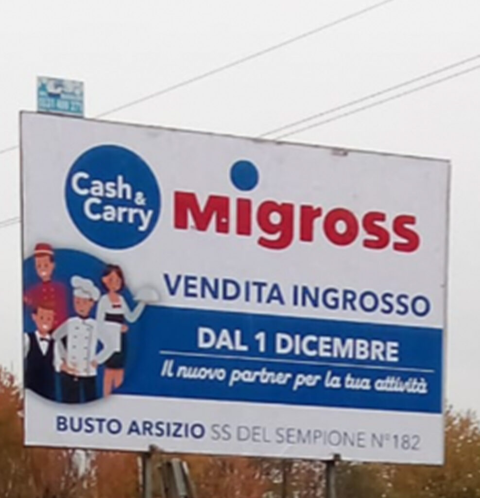 Cartelloni pubblicitari fagnano olona, cassano magnago pogliano milanese